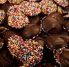Dark Chocolate Nonpareils Multi Colored Seeds