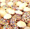 White Chocolate Nonpareils Multi Colored Seeds